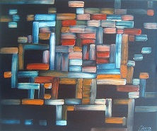 Big City lights 1, 50x60 cm, 2014