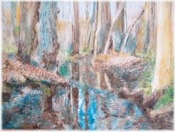 Spätherbst am Wurlsee III, 60 x 80 cm 