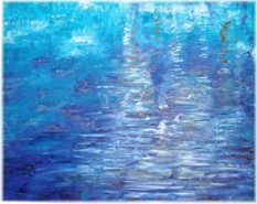 12 - Wasserwelt II, 80x100, Öl auf Leinwand